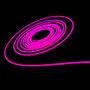 Неонова стрічка супергнучка SMD 2835, 12V, IP68, 22-24 Lm, 6*12, рожевий (ціна 1м) - фото №1