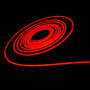 Неонова стрічка супергнучка SMD 2835, 12V, IP68, 22-24 Lm, 6*12мм червоний (ціна 1м) - фото №1