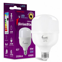 Светодиодные лампы 30Вт E27 170-240В 6500К Sirius