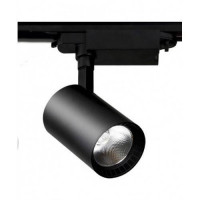 Трековый светильник светодиодый 20Вт WW 3000К LEDMAX черный