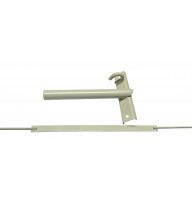 Кронштейн КС-5 для светильника уличного освещения с крюком (d=40 мм)
