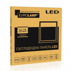 Led панель 600х600 мм (595х595мм) Eurolamp 36W 2800Lm 4000К IP20