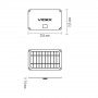 Портативная солнечная панель 5в 5Вт VIDEX VSO-F505U влагостойкая - фото №6