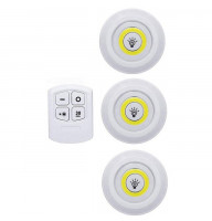 Умные LED светильники push-for-light набор 3 шт пульт дистанционного управления
