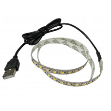 Светильник из светодиодной ленты 5в SMD2835 120д/м 500Лм/м IP20 нейтральный свет 0.5м + Кабель USB 2.0 - 1м черный
