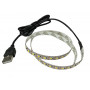 USB led світильник 5в SMD2835 120д/м 500Лм/м IP20 нейтральне світло 0.5м + Кабель USB 2.0 - 1м чорний - фото №1