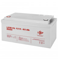 Гелевий акумулятор LPM-GL 12V 65Ah