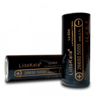 Аккумулятор LiitoKala Lii-50A Li-ion 26650 5000mAh 3.7V 15A