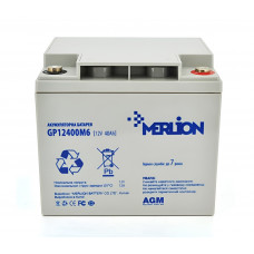 Акумулятор гелевий MERLION AGM GP12400M6 12В 40Ah
