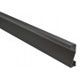 Тіньовий плінтус чорний Led-Story PLP-501 50×10 з LED підсвічуванням 2м (ціна 1 м) - фото №1