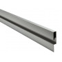 Плінтус тіньовий для підлоги PLP-601 60×10 алюмінієвий, колір графіт (ціна 1 м) - фото №1
