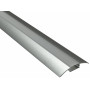 Алюминиевый профиль с матовым рассеивателем Ал 20-1 (2м), анодированный 2м (цена 1м) - фото №1