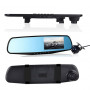 Автомобильный видеорегистратор зеркало L-9002, LCD 4.3", 2 камеры, 1080P Full HD - фото №3