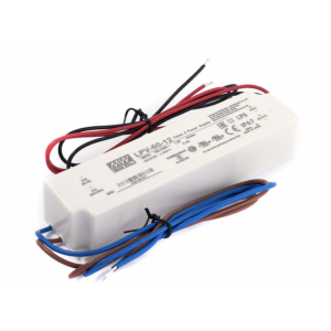 Блок живлення для ЛЕД стрічок 12V 60W 5А IP67 Mean Well