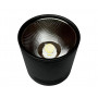 Cветодиодный спот светильник накладной чёрный Ledmax SN20CWRX холодный белый свет - фото №1