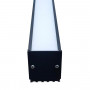 Линейный подвесной светильник на тросах 80W 5000К 2400мм черный Led-Story PROFI - фото №3