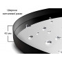 Дзеркало з підсвіткою в металевій рамі Aversa RM кругле 650×650 сенсорний вимикач - фото №3