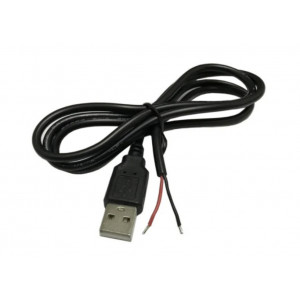 Кабель USB 2.0 / 1м (95см) чорний 