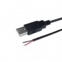 Кабель USB 2.0 - 1м (95см) чорний  - фото №2