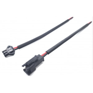 Комплект JST Connector 2pin (2 jack) з кабелем тато + мама PREMIUM