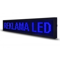 LED екран рекламний для біжучого рядка синій 2560×160 мм IP65 Led Story