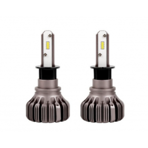 Діодна лампочка для авто H3 Carlamp Night Vision Gen2 5000lm 9-16V 25W 5500K IP68 комплект 2шт