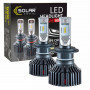 Лампа светодиодная для автомобиля H7 SOLAR Led 8000lm 12/24V 60W 6000K ZES комплект 2шт - фото №4