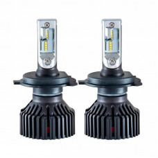 Лампа светодиодная для автомобиля H4 SOLAR 8000lm 12/24V 60W 6000K Philips ZES комплект 2шт