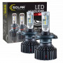 Лампа светодиодная для автомобиля H4 SOLAR 8000lm 12/24V 60W 6000K Philips ZES комплект 2шт - фото №4
