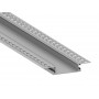 LED профиль для гипсокартона АЛ-51 анодированный с матовым рассеивателем 3м (цена 1м) - фото №4