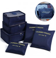 Набор дорожных сумок органайзеров 6 шт Laundry pouch для белья и вещей