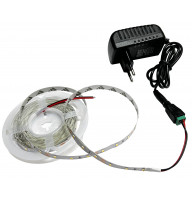 Набір світлодіодної стрічки SMD 2835 (60 LED/m) 12В IP20 теплий білий 5м + блок живлення + коннектор