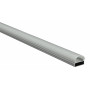 Накладной алюминиевый профиль для светодиодной ленты, линейки, комплект 2м (цена 1м) с матовым рассеивателем - фото №1