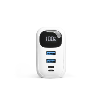 Повербанк быстрой зарядки 30000mAh 22.5W USB-A и USB-C белый