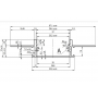 Профіль для світлодіодної стрічки в гіпсокартон LSG-20 під штукатурку 3м Чорний (ціна 1 м) - фото №2