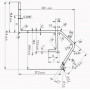 Профіль тіньового шва для натяжної стелі з каналом для LED-підсвічування 3 м неанодований (ціна 1м) - фото №2