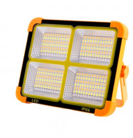 Світлодіодний прожектор на сонячній батареї D8-30W 3000/4000/6000К ,power bank, Li-Ion 10400mAh, ЗП Type-C , магніти, крюк
