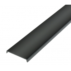 Рассеиватель для LED профиля ЛП/ЛПВ-20 2м матовый черный (цена 1м)
