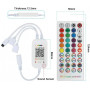 RGB контроллер Bluetooth/ИК music 12 А 144вт с микрофоном и ИК пультом (40кн) - фото №3