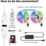 RGB контроллер Bluetooth/ИК music 12 А 144вт с микрофоном и ИК пультом (40кн) - фото №5