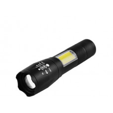 Светодиодные фонарики 1831-T6+COB  zoom аккумулятор