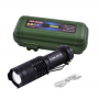Ліхтарик з вбудованим акумулятором чорний 525 XPE+COB - фото №2