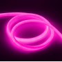 Круглий неон 360° 220В 120LED 6W/м IP65 Led-Story 3м Рожевий - фото №5