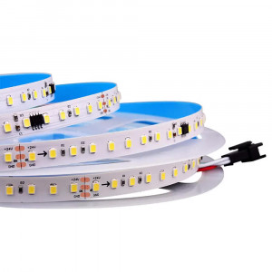 Піксельна світлодіодна LED стрічка біжуча хвиля 24V SMD2835 120д.м. IP20 SMART 5500-6000К холодний білий (ціна 1 м)