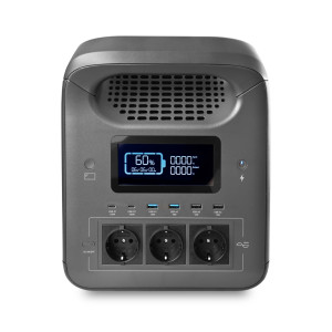 Зарядная станция 1800W с тремя розетками 220В и аккумулятором LiFePO4 1229W...