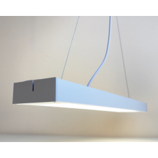 Корпус 600мм под 2 лампы T8 белый для подвесного светильника 2х сторонее