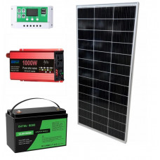 Портативна електростанція для будинку 500Вт із сонячною панеллю 200W та АКБ...