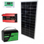 Портативная электростанция для дома 500Вт с солнечной панелью 200W и АКБ LiFePO4 12.8V 100Ah (1280W)  инвертор 500Вт (макс 1000Вт) чистая синусоида + ШИМ 30А - фото №1