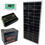 Портативна електростанція для будинку 500Вт із сонячною панеллю 180W та АКБ LiFePO4 12.8V 100Ah (1280W)  інвертор 500Вт (макс 1000Вт)  чиста синусоїда + ШИМ 30А - фото №1