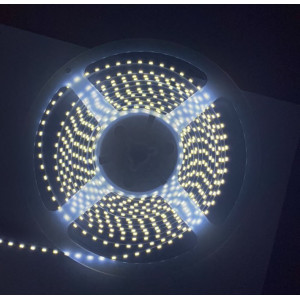 Стрічка бокового світіння 12В led SMD335 120д.м. 9.6 Вт/м IP33 8мм 6500К білий холодний (ціна 5 м)